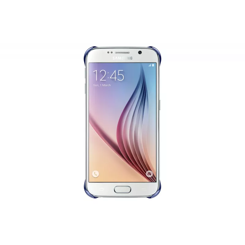 Samsung Clear Cover EF-QG920B per Galaxy S6, nero (EF-QG920BBEGWW)