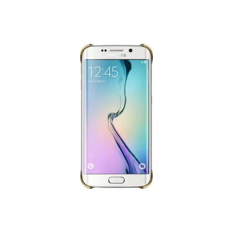Samsung EF-QG925B custodia per cellulare oro, trasparente