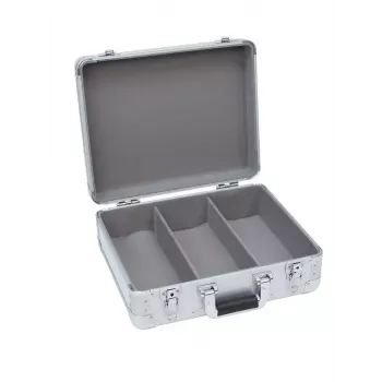 Hardcase Roadinger 30122056 argento per dischi in vinile 425x380x175mm