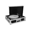 Hardcase Roadinger 30123310 per giradischi compensato nero argento