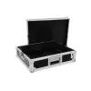 Hardcase Roadinger 30123310 per giradischi compensato nero argento