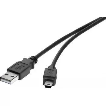 Cavo USB Renkforce RF-4455804 0,15 m USB-A a Mini-USB-B nero