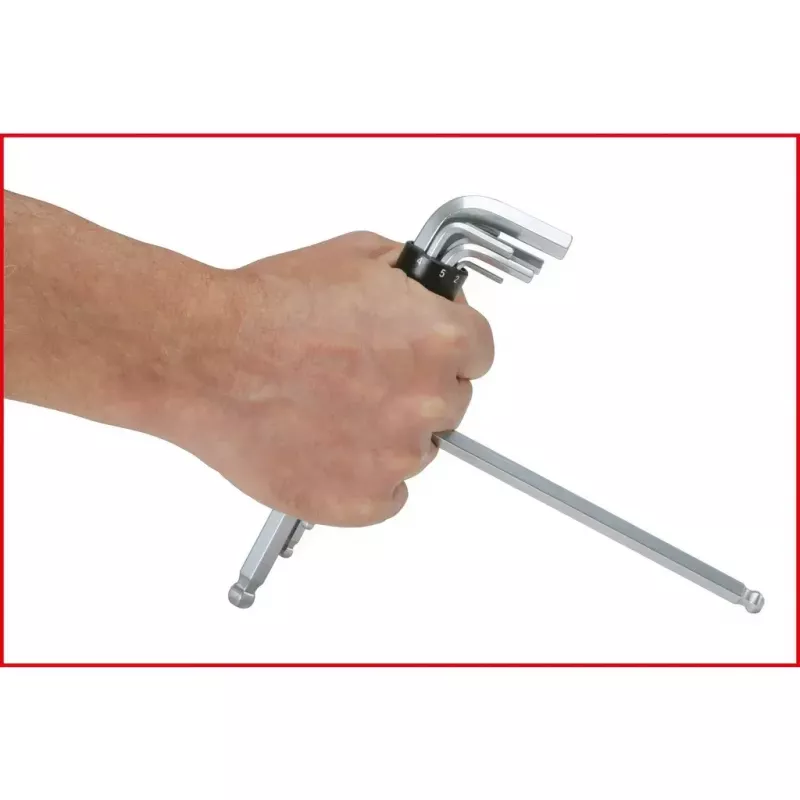 Set di chiavi a brugola a L KS Tools 151.2100 metriche 8 pezzi