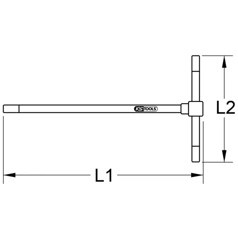 Cacciavite a mano KS Tools 158.51025 lunghezza 125 mm peso 23 g