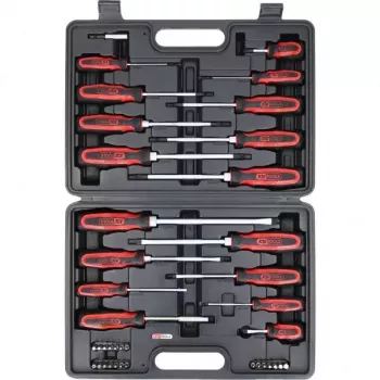 KS Tools ERGOTORQUEplus set di cacciaviti e inserti, 39 pz