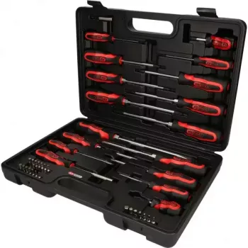 KS Tools ERGOTORQUEplus set di cacciaviti e inserti, 39 pz