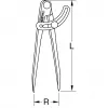 Compasso divisore KS Tools 300.0416 acciaio inox 200 mm lunghezza 150 mm
