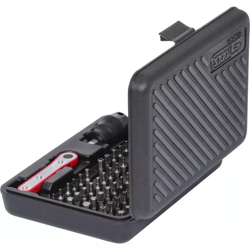 Set di bit per cacciavite KS Tools 911.2080 99 pezzi nichel esagono 25 mm
