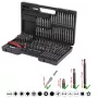 Set di bit per cacciavite KS Tools 911.2008 208 pezzi nichel DIN 3126 ISO 1173