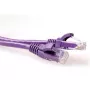 ACT viola cavo patch U/UTP CAT6 da 1 metro senza linguetta con connettori RJ45