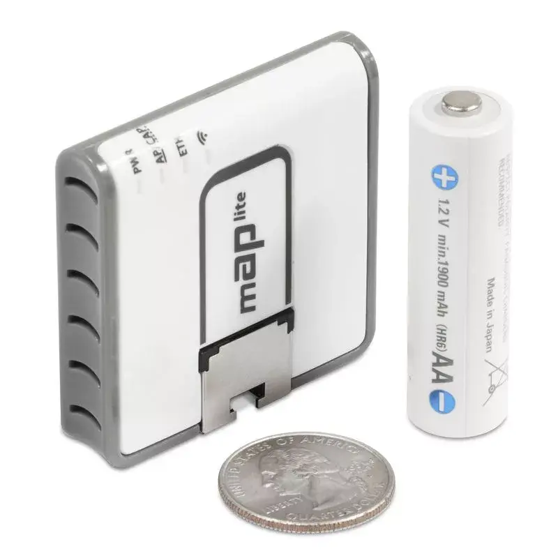 Mikrotik mAP lite, RBMAPL-2ND, 2,4 GHz, PoE, 10/100 Mbit/s, bianco