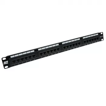 Patch panel 24 porte non schermato CAT6 ACT PP1010