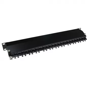 Patch panel ACT 24 porte schermato CAT6A con coperchio CAT6A