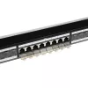 Patch panel ACT 24 porte schermato CAT6A con coperchio CAT6A