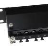 Patch panel ACT 24 porte schermato CAT6A con coperchio CAT6A