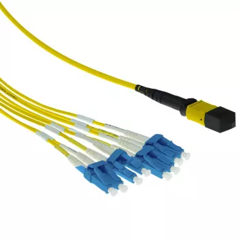 Cavo patch fanout ACT 1 metro monomodale 9/125 OS2 1x MTP femmina - 4x LC duplex 8 fibre