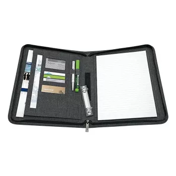 Agenda personale WEDO 58 352412 A4 poliestere grigio, raccoglitore ad anelli