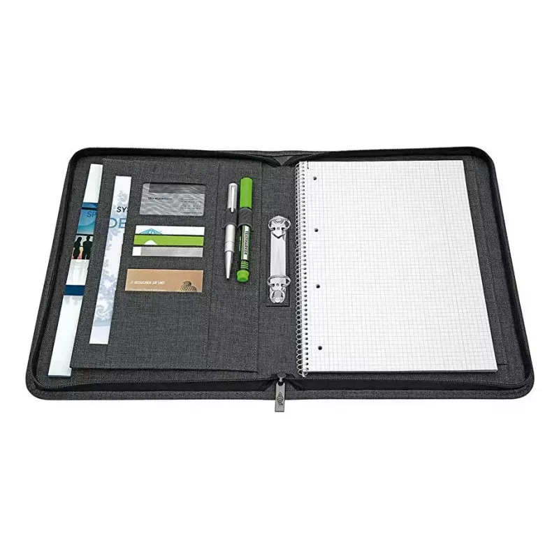 Agenda personale WEDO 58 352412 A4 poliestere grigio, raccoglitore ad anelli