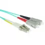 ACT 22 metri LSZH multimodale 50/125 OM3 cavo patch in fibra ottica duplex con connettori LC e SC