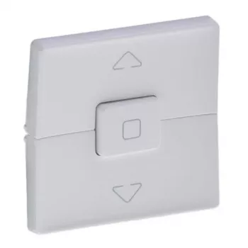 Legrand VLIFE 755140 Tasto basculante per tapparella, 1 modulo, bianco ultra