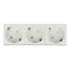 DeLock 81323 Easy 45 Presa Schuko tripla, 45 x 45 mm, 5 pz