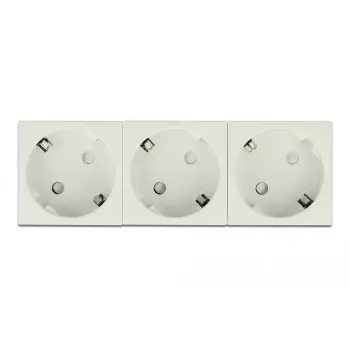DeLock 81323 Easy 45 Presa Schuko tripla, 45 x 45 mm, 5 pz
