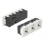 DeLock 81323 Easy 45 Presa Schuko tripla, 45 x 45 mm, 5 pz