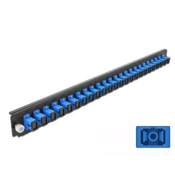 Pannello frontale splice box DeLOCK 19 pollici 24 porte SC simplex blu