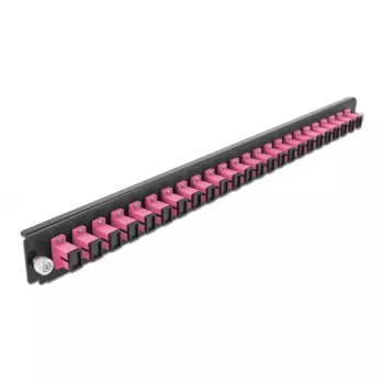Pannello frontale splice box DeLOCK 19 pollici 24 porte SC simplex viola