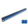 Pannello frontale splice box DeLOCK 43357 24 porte LC duplex blu