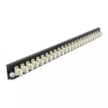 Pannello frontale splice box DeLOCK 19 pollici 43359 24 porte LC duplex beige