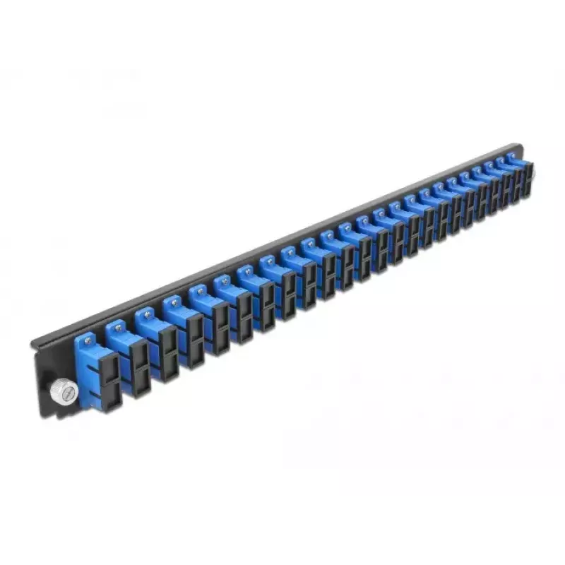 Pannello frontale splice box DeLOCK 19 pollici 24 porte SC duplex blu