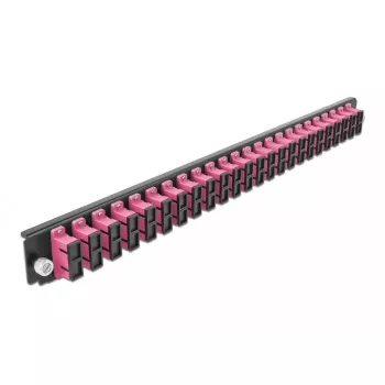 Pannello frontale splice box DeLOCK 19 pollici 24 porte SC duplex viola