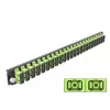Pannello frontale splice box DeLOCK 19 pollici 24 porte SC duplex verde lime