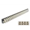 Pannello frontale splice box DeLOCK 19 pollici 24 porte LC quad beige