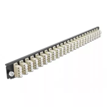 Pannello frontale splice box DeLOCK 19 pollici 24 porte LC quad beige