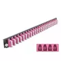 Pannello frontale splice box DeLOCK 19 pollici 24 porte LC quad viola