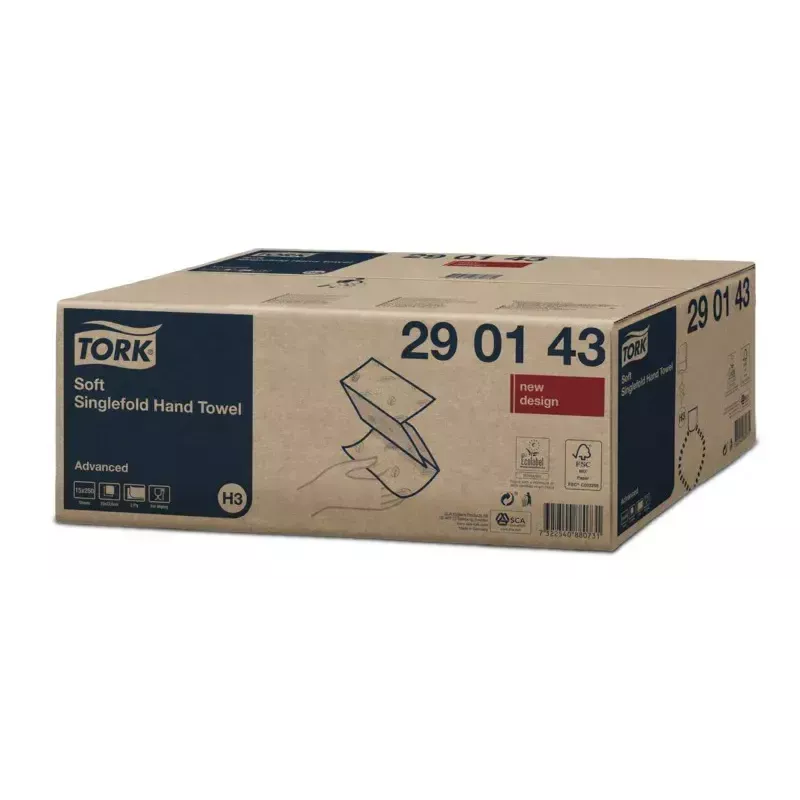 Asciugamani di carta Tork 290143 250 fogli bianco