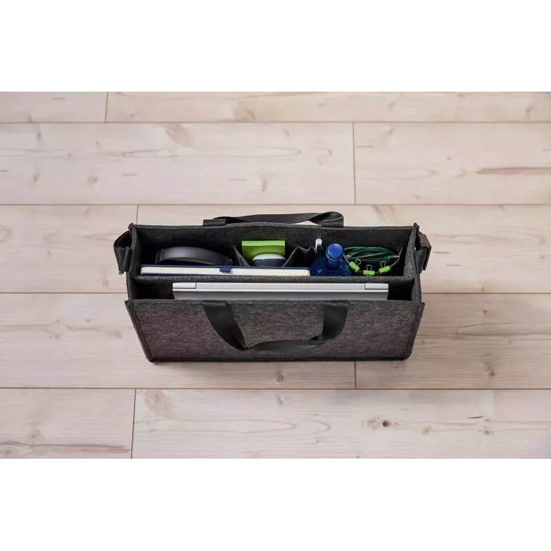 Borsa a tracolla Sigel BA411 feltro grigio unisex grande