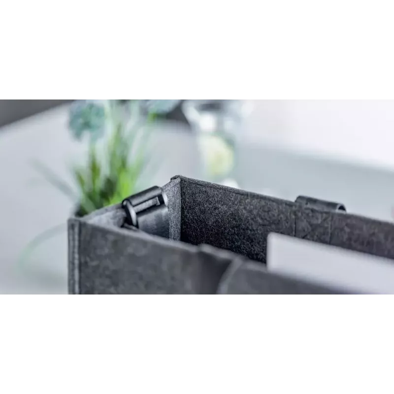 Borsa a tracolla Sigel BA411 feltro grigio unisex grande