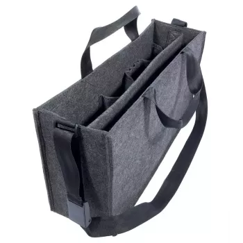 Borsa a tracolla Sigel BA411 feltro grigio unisex grande