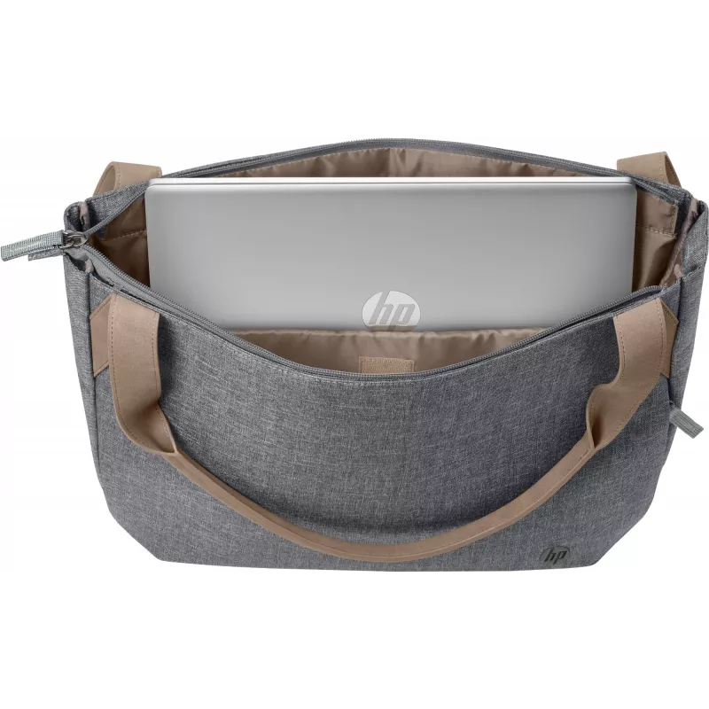 Borsa toploader HP Renew 14 grigio tote dimensione massima schermo 14