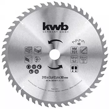 Lama per sega circolare KWB 593159 31,5 cm 1 pezzo