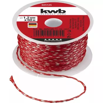 Corda KWB 925125 50 m nylon rosso 1,2 mm