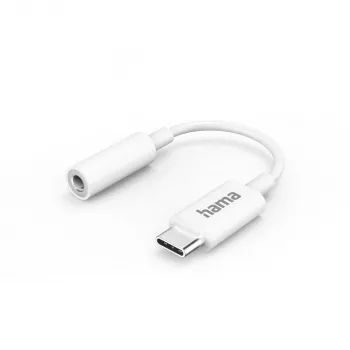 Hama 00201524 cavo audio USB C 3,5 mm bianco
