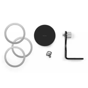 Supporto passivo Hama Puck 00004655 per telefono cellulare smartphone nero metallizzato