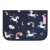 Herlitz Dreamy Unicorn Astuccio completo, 19 pezzi, blu scuro