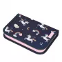 Herlitz Dreamy Unicorn Astuccio completo, 19 pezzi, blu scuro