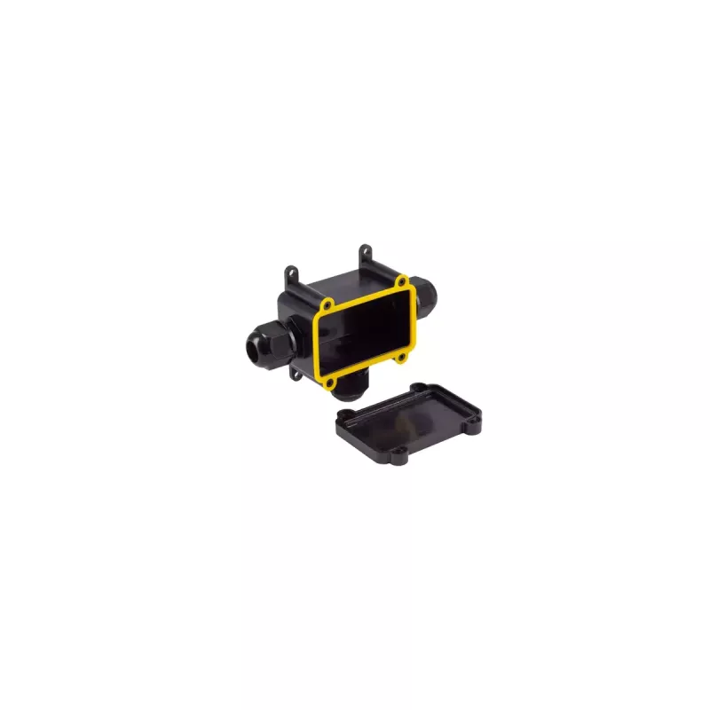 Scatola di connessione elettrica ShiverPeaks BS08-01051 IP68 nero plastica ABS