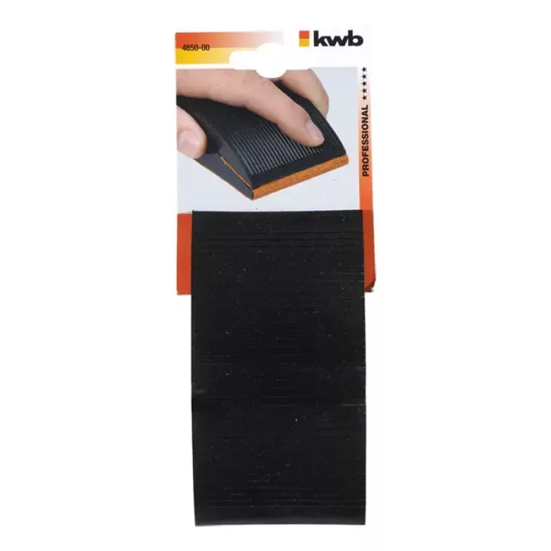 Blocco abrasivo KWB 485000 flessibile nero